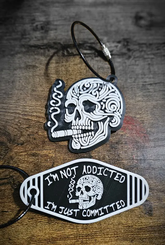 Custom Keychain - Personalized 3D printed keychain